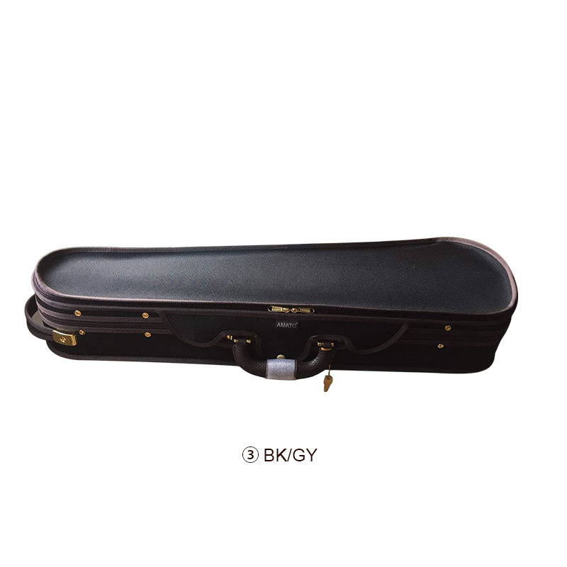 VLS90WD "T" Style Wood Shell Violin Case 