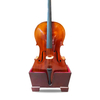 Music Cello Wooden Stand Burgundy Velvet Plush Cushions (CCS03)