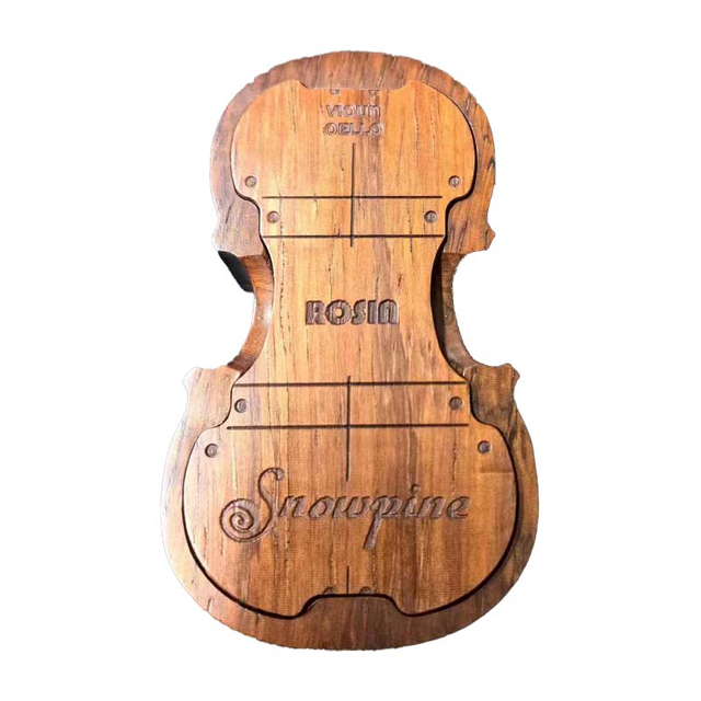 CVR055/CVR055B Carved Wooden shell Rosin Violin shape