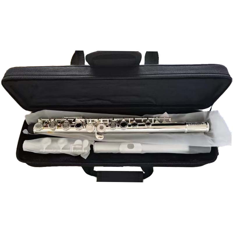 C1115S Closed Hole Flutes C 16 Keys Silver Plated Flute Instrument