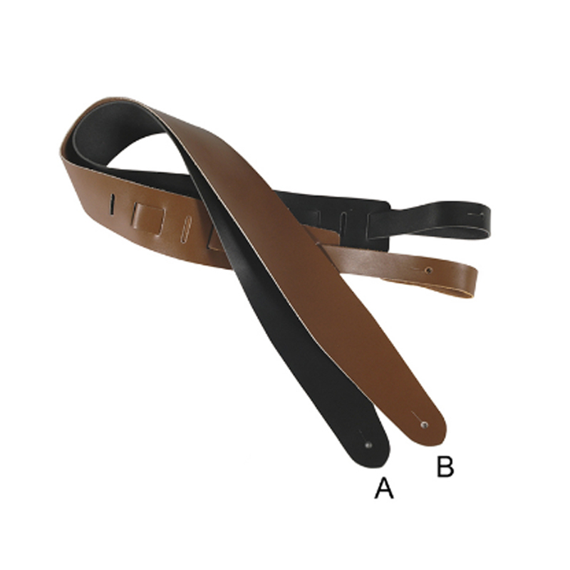 CGS806 GENUINE LETHER LINE GUITAR STRAP