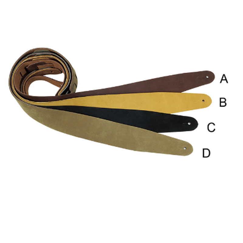 CGS805 GENUINE LETHER LINE GUITAR STRAP