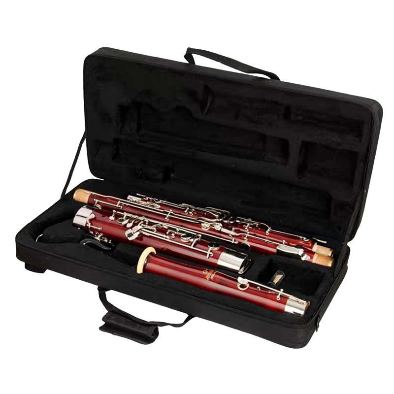 C1112 C Key Bassoon Maple Wood C tone Nickel plated 24 Keys Bassoon Woodwind Instrument