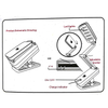 CSL500 FOLDABLE LAMP