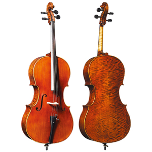 Carved Spruce Top; Highly Flamed Maple Back and sides Cello (CC6019)