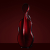 Hydrographic carbon fiber cello case CCCC46H