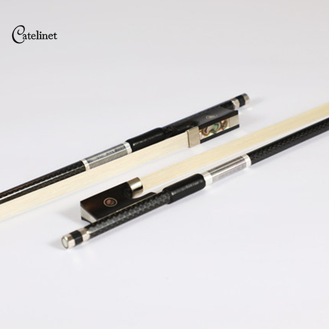  Carbon Fiber Composite Violin Bow Wide Braided CBVC31 