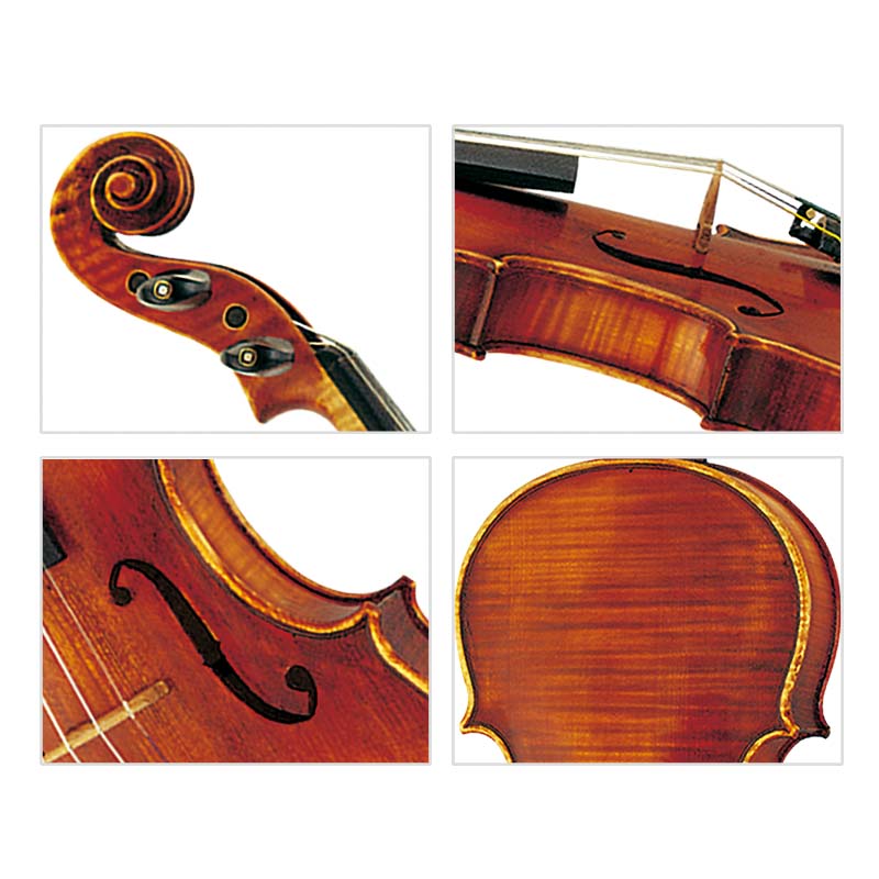Antique Finished Highly Flamed Tone Wood Violin (CV230)