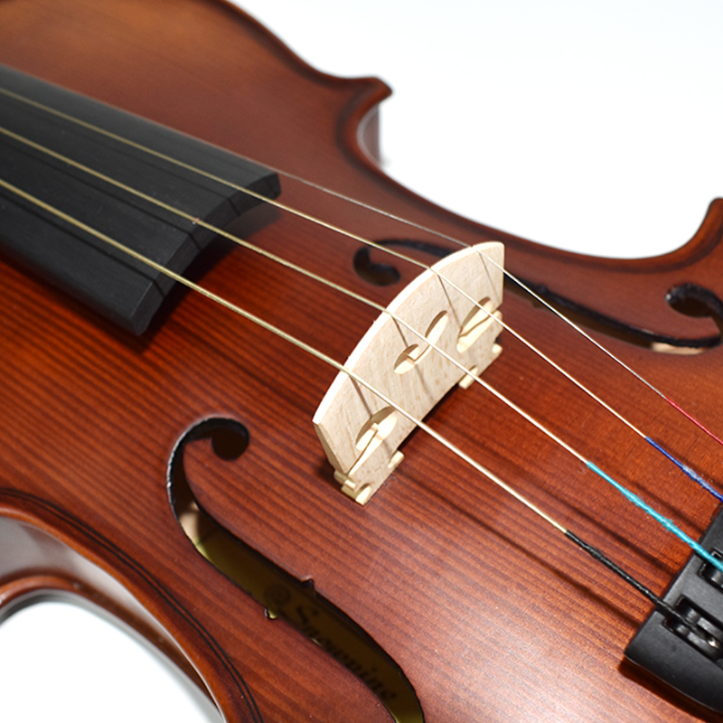  Flame Solid Wood Ebony Fittings Viola (CV1015AT)