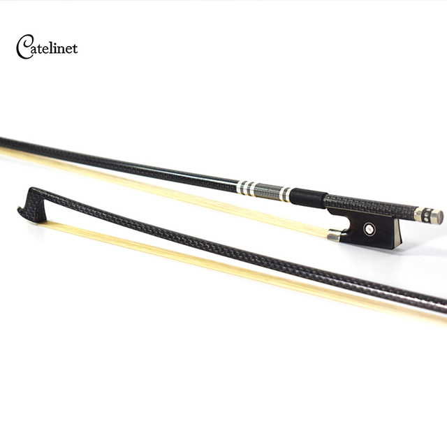 Carbon Fiber Violin Silver Silk Braided (CBVC33)