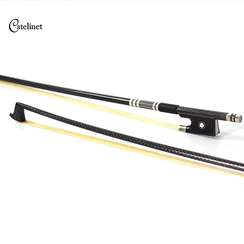 Carbon Fiber Violin Silver Silk Braided (CBVC33)