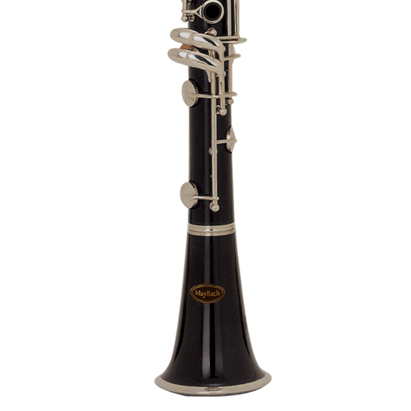 C1104A Bb clarinet instrument rubber clarinet nickel keys 17K 