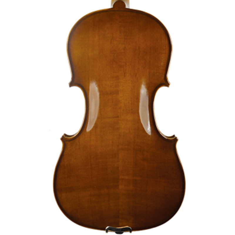 Brown Gloss Solid Wood Carved Viola (CV1013NM)