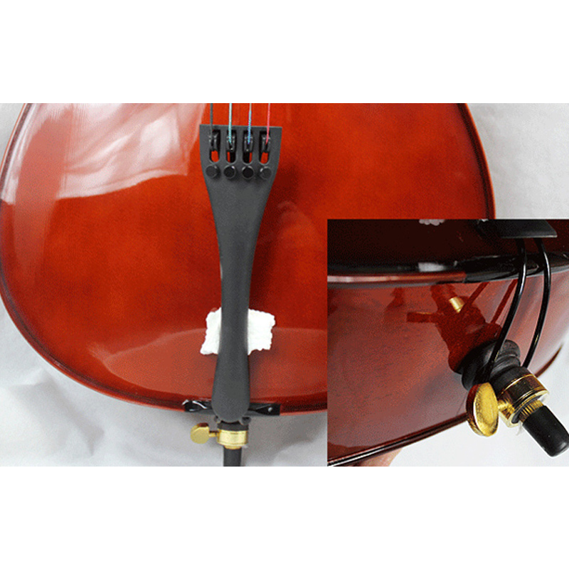 Ebony fitting solid wood Cello outfit (CC6013)