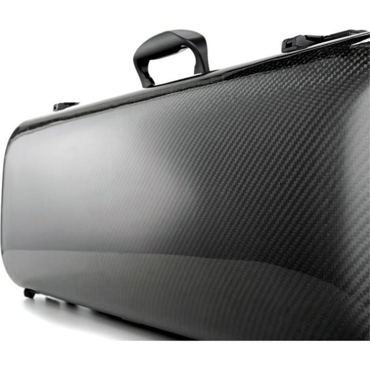 Hydrographic carbon fiber oblong violin case CCVC42H