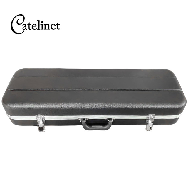 ABS Oblong Violin Case with Shoulder Strap & Aluminum Flanged Edges CCVC91B