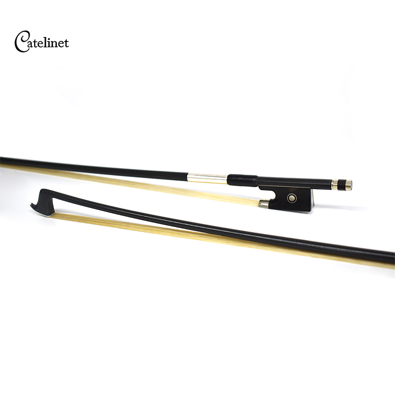 Carbon Fiber Violin Bow Of Slender Braided (CBVC34)
