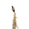 C709 Soprano Saxophone Curved Bb Flat Gold Sax