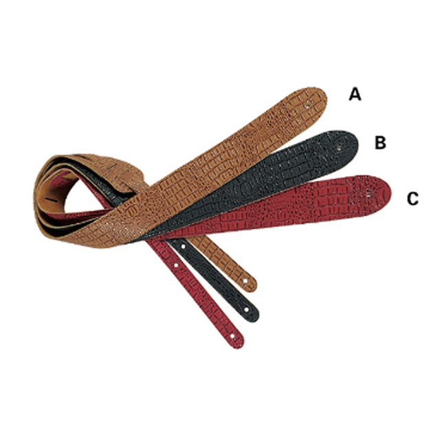 CGS709 LEATHERETTE LINE GUITAR STRAP
