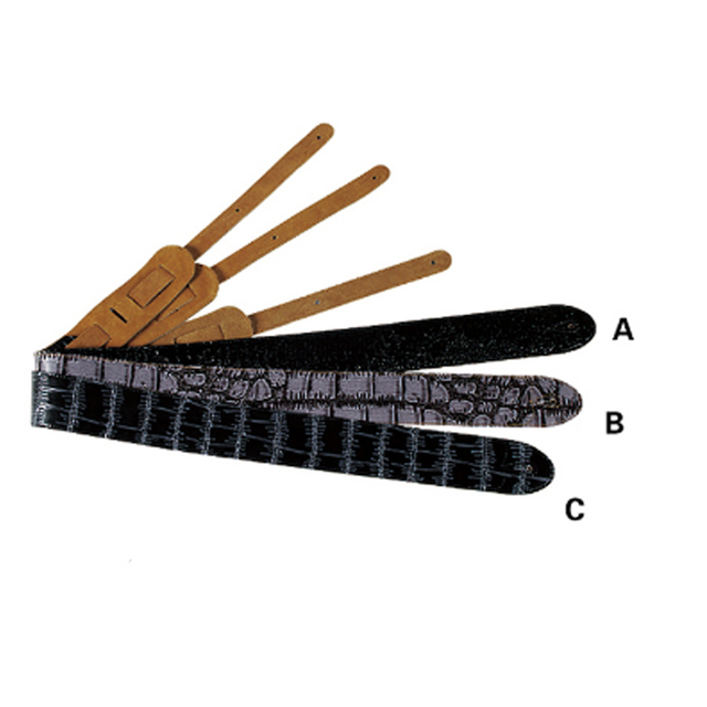 CGS715 LEATHERETTE LINE GUITAR STRAP