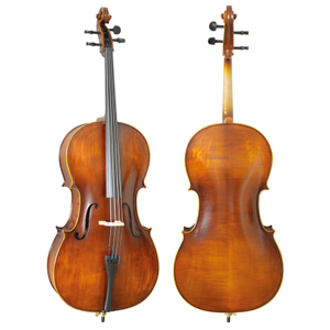 Flamed solid wood hand craft & hand varnished Cello (CC6016A)