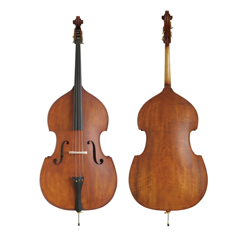 Carved solid spruce top; Carved flamed maple back & sides Double Bass (CB6073)