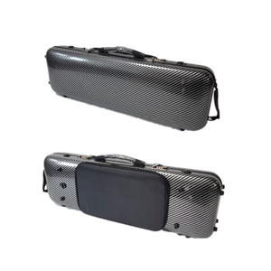 4/4 Carbon Fiber Violin case shoulder strap band bag combination lock multicolor optional