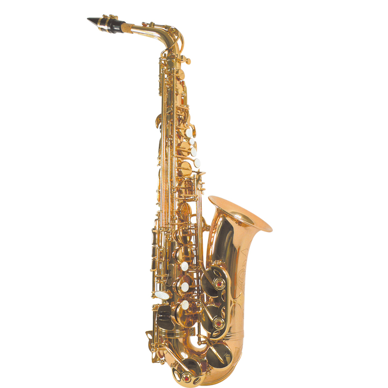 C1105C Eb Saxophone Carved Flower on Body