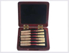 Oboe Maroon Solid Wood Oboe Reed Case Storage Box for 6pcs Reeds Oboe Accessories