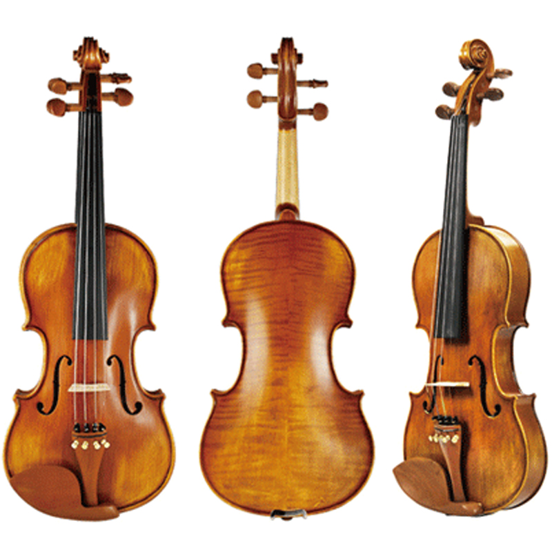 Carved Solid Wood Spruce Viola (CV1014YA)