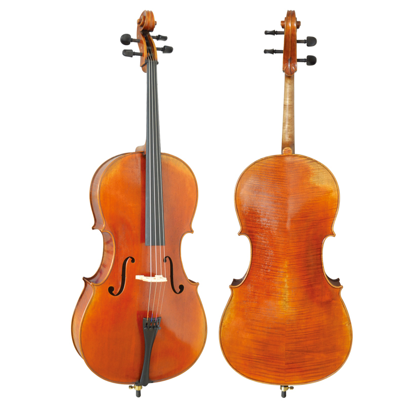 Carved Spruce Top; Highly Flamed Maple Back and Sides Cello (CC330A)