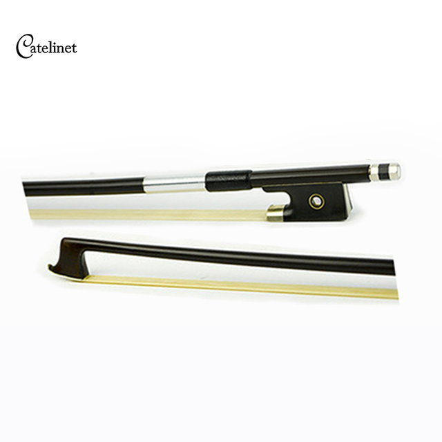 Carbon Fiber Composite Violin Bow Solid Black Economic (CBVC30L)