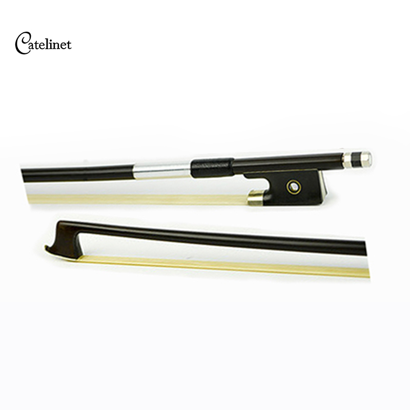 Carbon Fiber Composite Violin Bow Solid Black Economic (CBVC30L)