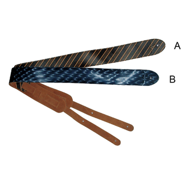 CGS708 LEATHERETTE LINE GUITAR STRAP