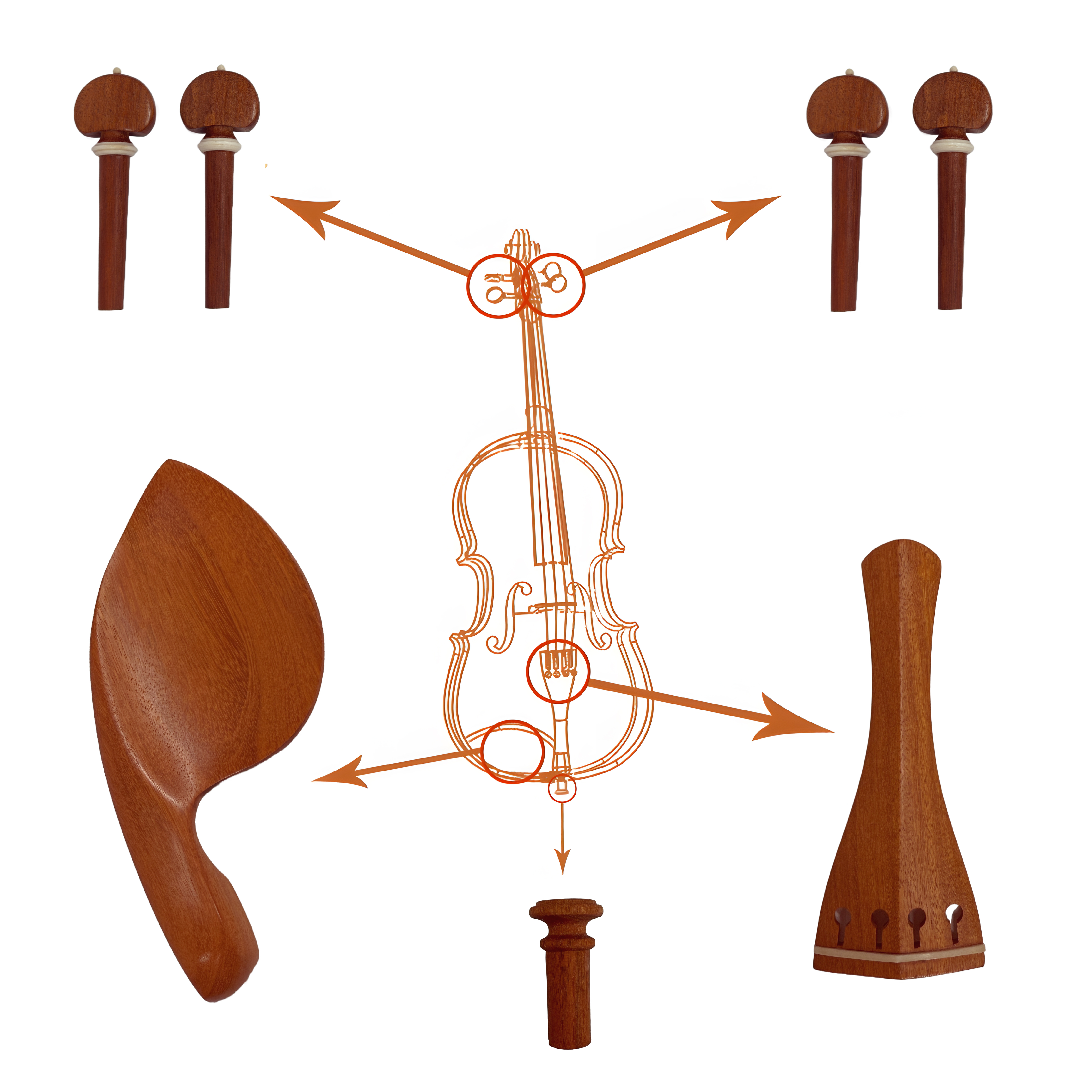 Pernambuco Violin Accessories