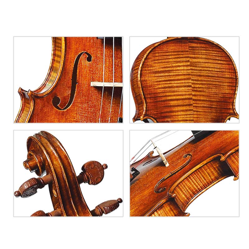 Fully Handmade by Master Wu′s Select Apprentices Violin (CV250)