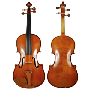 BACK TIGER FLAMED & Carved Violin (CV1414RS)