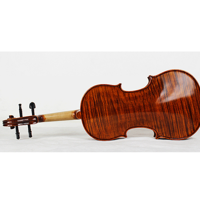 Solid Wood Carved Spruce Top, Highly Flamed Maple Back Viola (CV1018OP)