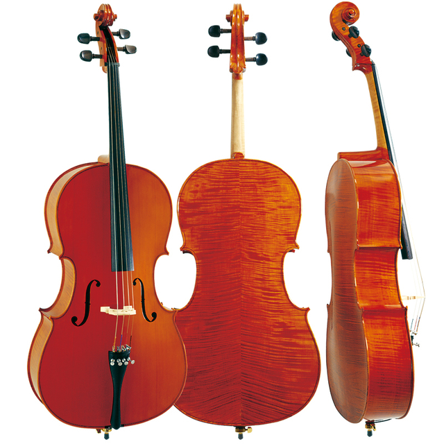 Entirely Hand-Carved from Solid Tonewood Cello (CC6017)