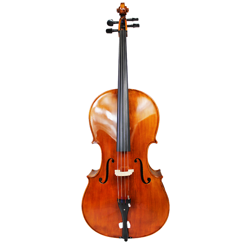 Flamed solid wood hand craft & hand varnished Cello (CC6016)