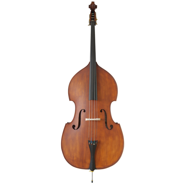 Fully carved solid spruce top; Carved flamed maple back & sides Double Bass (CB6076)