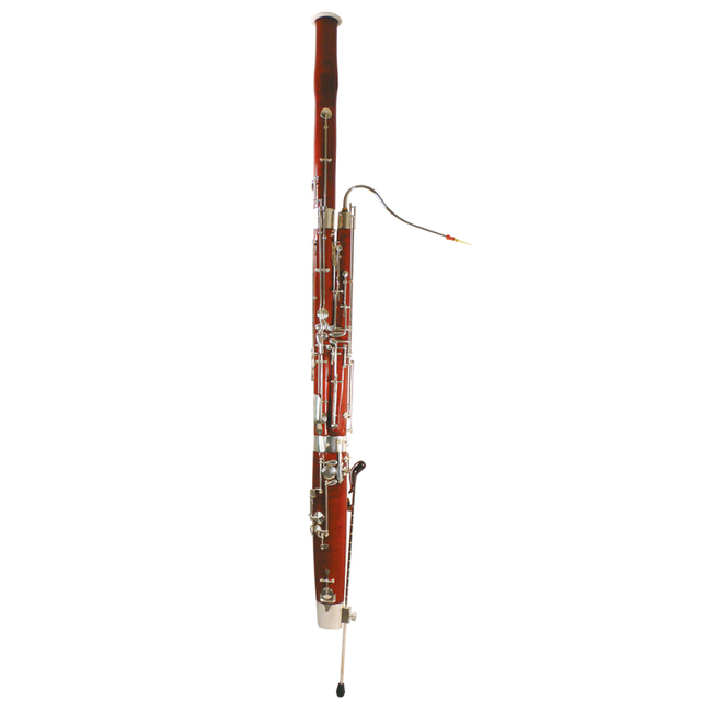 C1112S Maple Wood Bassoon Silver plated C Key 22 Keys Woodwind Instrument