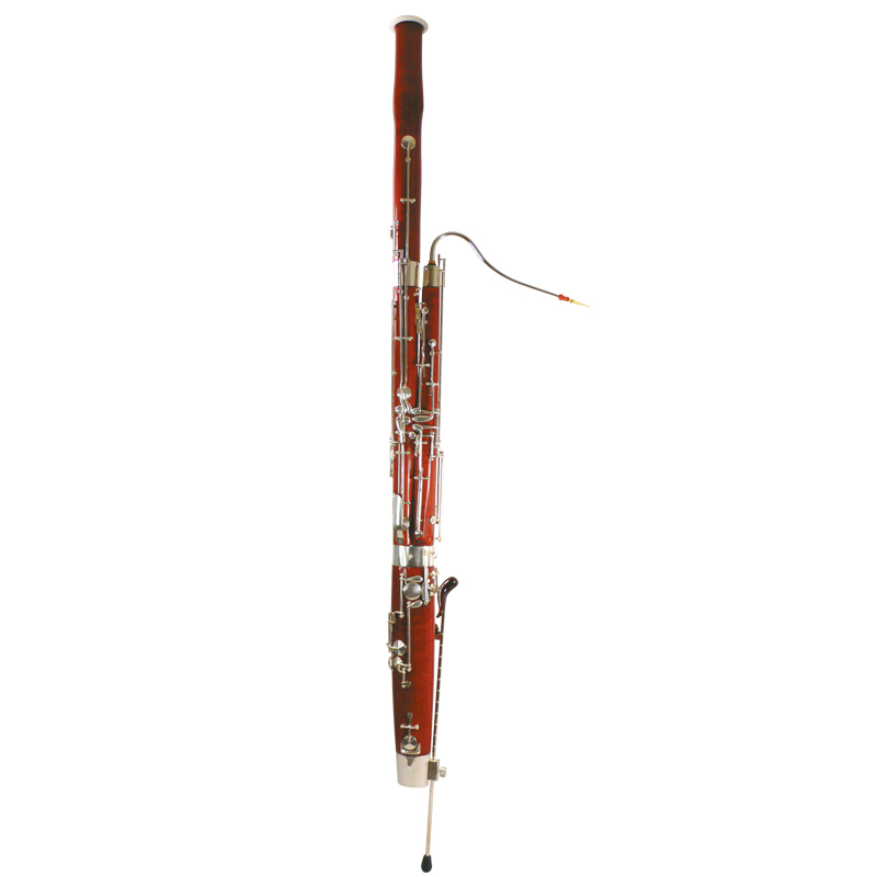 C1112S Maple Wood Bassoon Silver plated C Key 22 Keys Woodwind Instrument