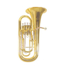 C2106CB Euphonium 4 Valves Bb Brass Lacquer Gold 4 Stainless Steel Pistons Intermediate Advanced