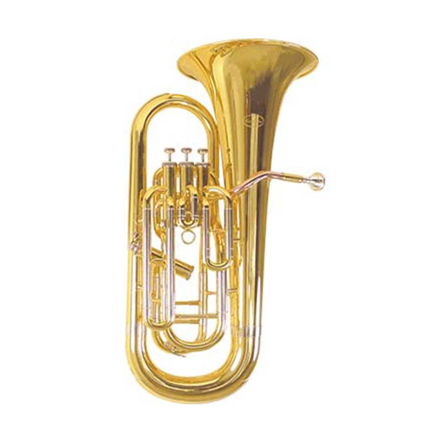 C2106CP Euphonium 3 Valves Bb Brass Lacquer Gold 3 Stainless Steel Pistons