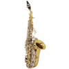 C709 Soprano Saxophone Curved Bb Flat Gold Sax