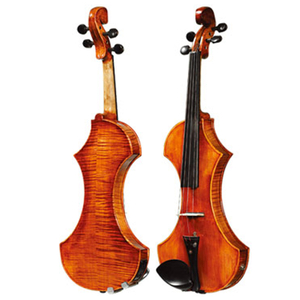 CEV1510F JAZZ PROFESSIONAL SELECTED FLAMED SOLID WOOD ELECTRIC VIOLIN