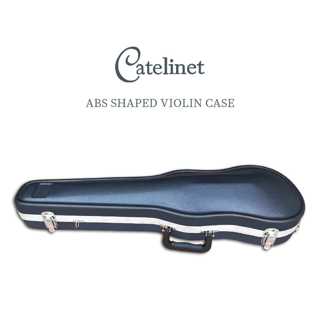 ABS Shaped Violin Case with Shouder Strap & Aluminum Flanded Edges CCVC91A