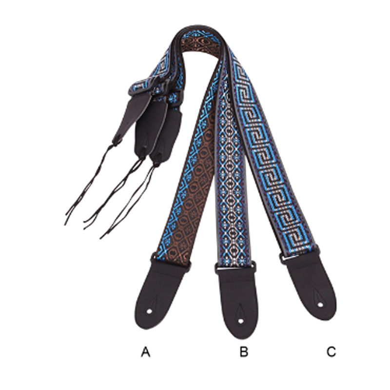 CGS107 CHEMICAL FIBER LINE GUITAR STRAP
