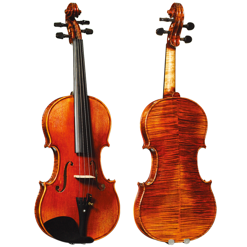 Hand Made Finest Grade Carved Professional Level Violin (CV1421)